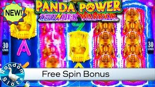New️Thunder Warrior Panda Power Slot Machine Bonus