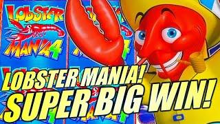 SUPER BIG WIN! HUGE BUBBLES & LUCKY LOBSTERS!!  LUCKY LARRY LOBSTERMANIA 4 Slot Machine (IGT)