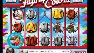 FLYING COLORS Slot Machine GAMEPLAY  RIVAL GAMING   PLAYSLOTS4REALMONEY