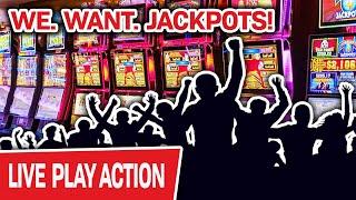 WE. WANT. JACKPOTS!  STILL Playing HIGH-LIMIT Slots LIVE at Cosmo LAS VEGAS