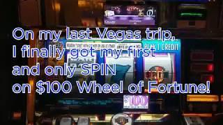 I got the SPIN on $100 Wheel of Fortune!  Plus more High Limit SPINNING and Winning!