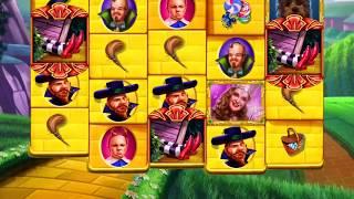THE WIZARD OF OZ: YELLOW BRICK ROAD Video Slot Casino Game with a FREE SPIN BONUS