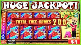 WOW MASSIVE JACKPOT 200 SPINS! I CANT STOP WINNING! MONEY BLAST DOES IT AGAIN!