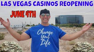 Christopher Mitchell Shares Las Vegas Casinos Reopening June 4th- Las Vegas Strip Tour.