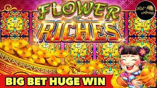 FLASHBACK-08BIG BET FLOWER OF RICHES -BIG WIN TO HUGE WIN MOMENTS SLOT MACHINE | SLOT ARMY
