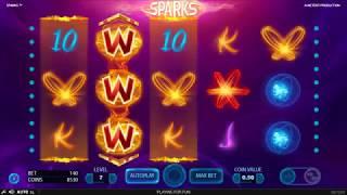 Sparks Slot Features & Game Play - by NetEnt