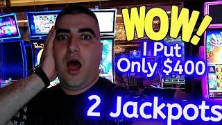 How I Turned $400 Into BIG PROFIT - Jackpots On High Limit Slots