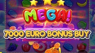 Sweet Bonanza Slot - 7000 Euro BONUS BUY!