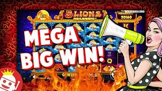 Mega BIG WIN on Pragmatic's 5 Lions Megaways!