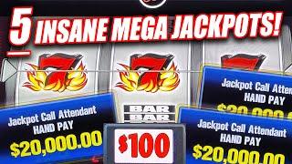 SHOCKING BACK TO BACK JACKPOTS ON BLAZING SIZZLING 777 SLOT MACHINE IN HIGH LIMIT ROOM