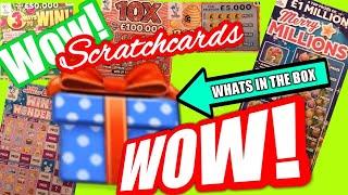 Wow!...What have got here!!.You won't Believe it!!.and Scratchcards.Bee Lucky.Merry Millions