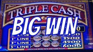 Jackpot Live Handpay & Big Win•Triple Cash 5 Lines & Black Diamond 9 Lines@Pechanga 赤富士スロット, カジノ