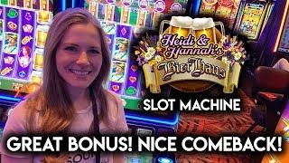 NEW! Heidi and Hannah's Bier Haus! Slot Machine! Great BONUS! Awesome Comeback!!