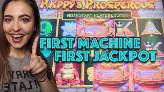 First Slot Machine = First HANDPAY Jackpot in Deadwood!