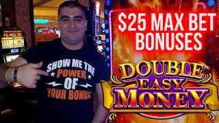 Bonuses On High Limit DOUBLE EASY MONEY Slot - $25 Max Bet | SE-1 | EP-29