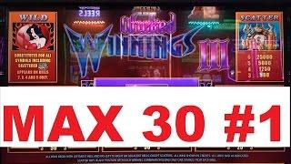 MAX 30 ( #1 ) New Series ! WICKED WINNINGS III Slot machine MAX BET