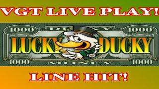 VGT LUCKY DUCKY | LIVE PLAY | LINE HIT!