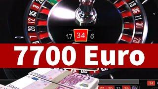 Live Roulette - 4000 Euro ALL-IN - Highroller Action!