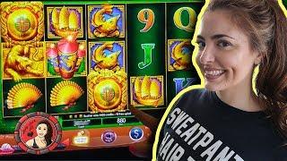 The BEST Slot Machine EVER! Bonus Wins & Drink Ordering!!