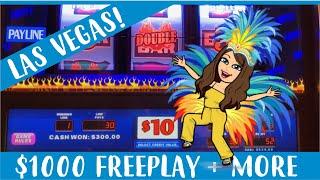 $1000 Free Play!$30 Triple Double Red Hot Strike  Top Dollar  SLOT MACHINE LIVE PLAY ️