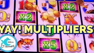 BUFFALOOOO! DELUXE TRIPLE SUNSET! WONDER 4 JACKPOTS SLOT MACHINE @ FOXWOODS!