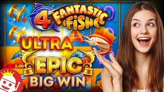 4 FANTASTIC FISH  QUICK HIT  SUPER EPIC BIG WIN!