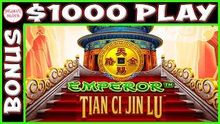 OMG I PUT $1000 INTO EMPEROR SLOT TO LAND THE BONUS! HERE’S WHAT IT PAID