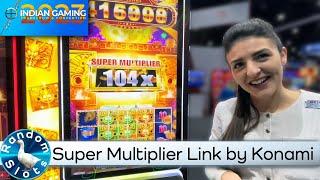 Super Multiplier Link Fortunes Gate of Maya Slot Machine by Konami at #IGTC2023