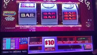 5 Times Pay - 9 Line Double Gold - Double Top Dollar - Old School High Limit Slots
