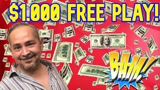 I Won $1,000 in Free Play! Now What?  #Let'sGoCrazy