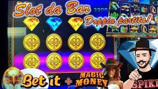 SLOT MACHINE da BAR - Doppia partita! BET IT + Bonus MAGIC MONEY (Multigioco Cristaltec)