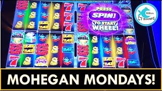 DOES BETTING $8/SPIN PAY OFF? MOHEGAN MONDAYS! ALL ABOARD, TIMBERWOLF DIAMOND AND MORE SLOTS!