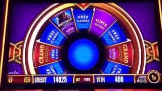 **BIG WIN!!/MAX BET BONUSES!!** Wonder 4 Jackpots Slot Machine