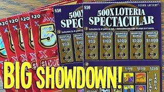 The BIG Showdown! 500X vs 500X  Playing $200 TEXAS LOTTERY Scratch Offs