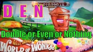 NEW SERIES ! DEN (4)Double or Even or NothingWorld of Wonka/Sword of the Musketeer/WW3/栗スロット