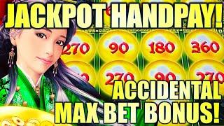 JACKPOT HANDPAY! ACCIDENTAL $16.80 MAX BET! NEW PROSPERITY LINK Slot Machine (IGT)