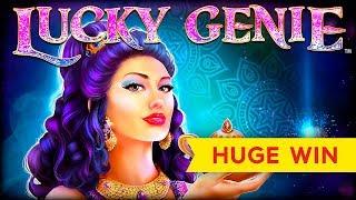 HUGE WIN! Lucky Genie Slot - AWESOME!