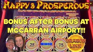 HUGE PROFIT AT MCCARRAN AIRPORT ️  2 BIG MINOR BALLS! LAST GAME IN VEGAS! DRAGON LINK BONUSES