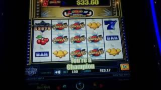BIG PROGRESSIVE WIN - Quick Hit Diamond Slot Machine