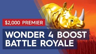 JACKPOT HANDPAY! $2000 Premier Stream | "Wonder 4 Boost - Battle Royale - S1: Ep. 4"