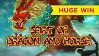HUGE WIN! Spirit of Dragon and Horse Slot!