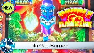 New️Blazing Tiki Double Flaming Link Slot Machine