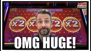 OMG it was a HUGE WIN on Glorious Fortunes Slot Machine!