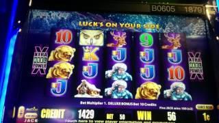 Timber Wolf Deluxe - Live Play Double or Nothing Slot Machine - Viewer Request Part 1