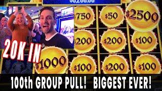 $20,000 GROUP PULL  Celebrating #100  $1000/person on Dragon Link