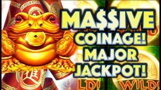 MA$$IVE COINAGE! MAJOR JACKPOT!  SUPER BIG WIN ON ZHEN CHAN Slot Machine Bonus (SG)
