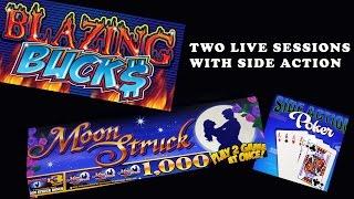 Blazing Bucks/Moon struck - games w/ side actions - Slot Machine Bonus