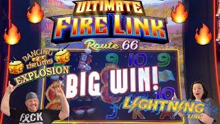 HUGE WIN ON LIGHTNING LINK! Fun sessions on DANCING DRUMS EXPLOSION and ULTIMATE FIRE LINK