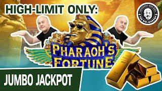 Get Ready… EXCLUSIVELY HIGH-LIMIT Pharaoh’s Fortune SLOT MACHINE JACKPOTS