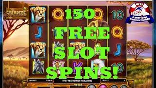 150 FREE Slot Machine Spins From Drake Casino!